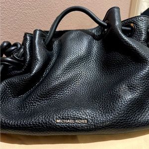 Michael kors  black leather bag